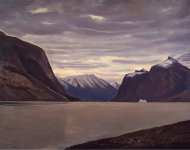 Kent Rockwell Cloudy Day. Fjord in Northern Greenland  - Hermitage